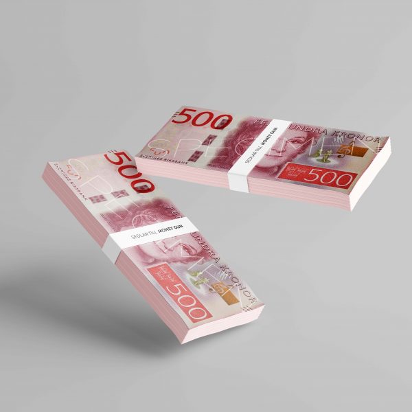 500kr svenska låtsaspengar även kallat för scratchcash